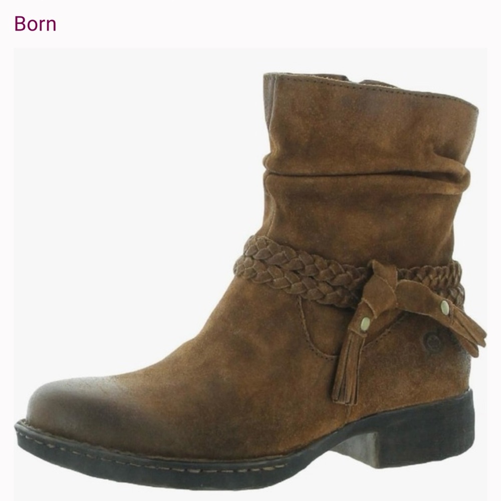 Born Women's Rustic Brown Ankle Booties. Never worn.